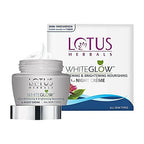 Lotus Herbals Whiteglow Skin Whitening & Brightening Nourishing Night Creme, 60g