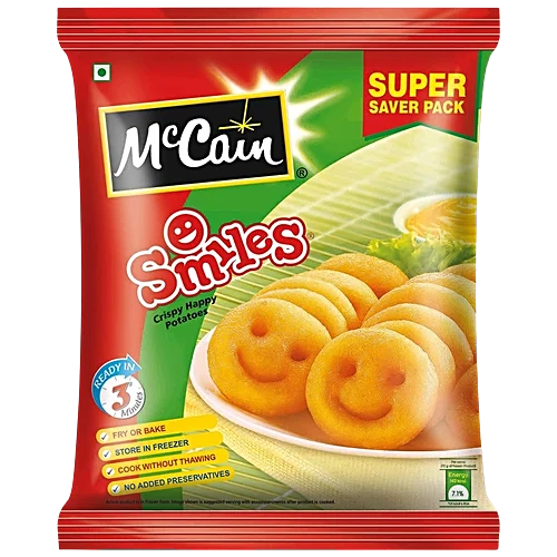 McCain Smiles Crispy Happy Potatoes, 1.25 kg
