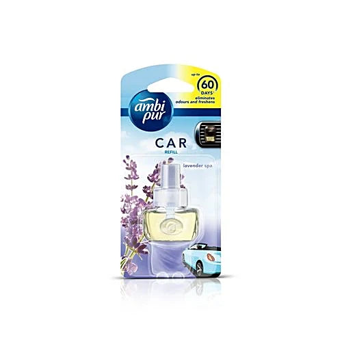Ambipur Lavender Car Air Freshener - Refill, 7.5 ml