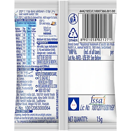Nestle EveryDay Dairy Whitener- 15 g