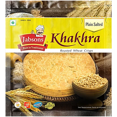Jabsons Khakhra  Plain & Salted, 180 g