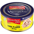Golden Prize Canned Skipjack Light Meat Tuna - Flakes In Brine, 185 g