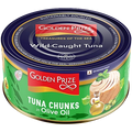 Golden Prize Canned Skipjack Light Meat Tuna - Chunk In Olive Oil, 185 g