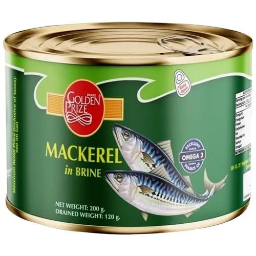 Golden Prize, Mackerel In Brine, 200gm