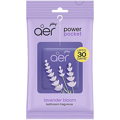 Godrej Aer Power Pocket Lavender Bloom Bathroom Fragrances, 10 g