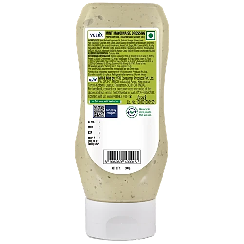 Veeba Mint Mayonnaise Dressing, 300 g