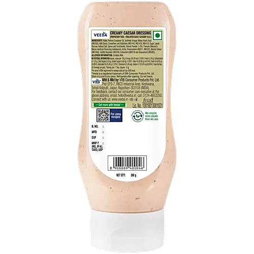 Veeba Creamy Caesar Dressing, 300 g