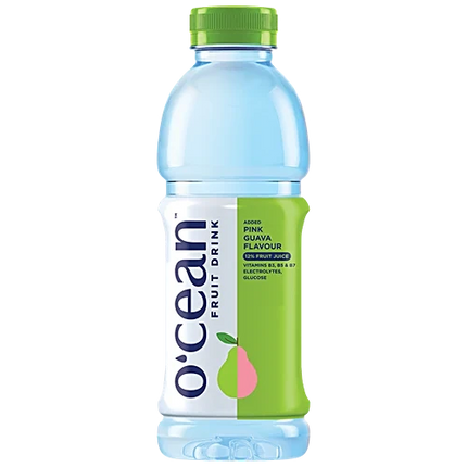 Ocean Pink Guava Flavour Fruit Drink, 500 ml