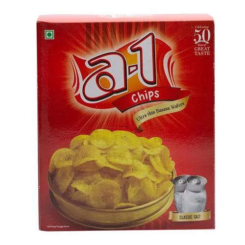 A-1 Chips, Ultra Thin Banana Wafers - Classic Salt, 180g