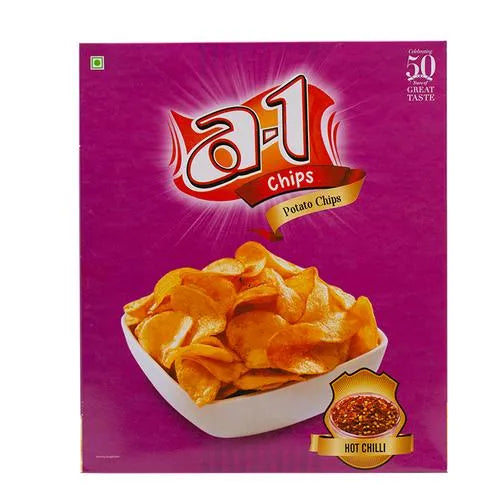 A-1 Potato Chips, Hot Chilli, 200g