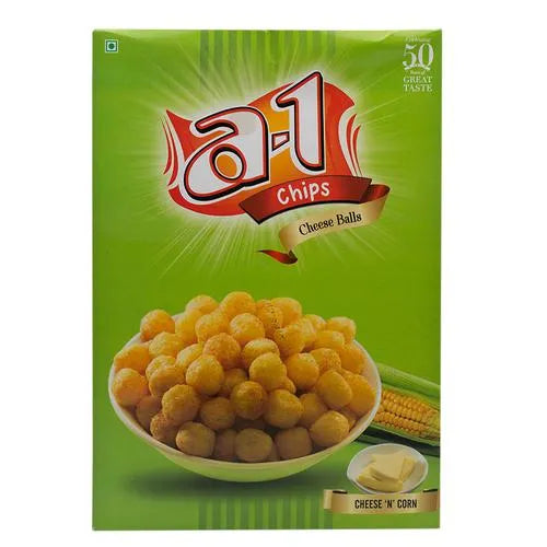 A-1 Chips Cheese Balls - Cheese-N-Corn, 200 g
