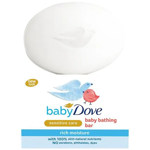 Baby Dove Rich Moisture Sensitive Care Bathing Bar, 75 g
