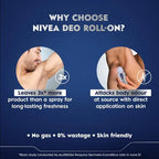 NIVEA Deodorant Roll On, Silver Protect, 50 ml