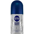 NIVEA Deodorant Roll On, Silver Protect, 50 ml