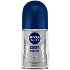 NIVEA Deodorant Roll On, Silver Protect, 50 ml