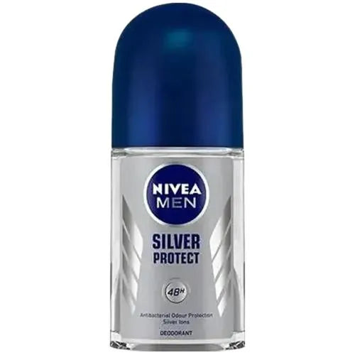 NIVEA Deodorant Roll On, Silver Protect, 50 ml