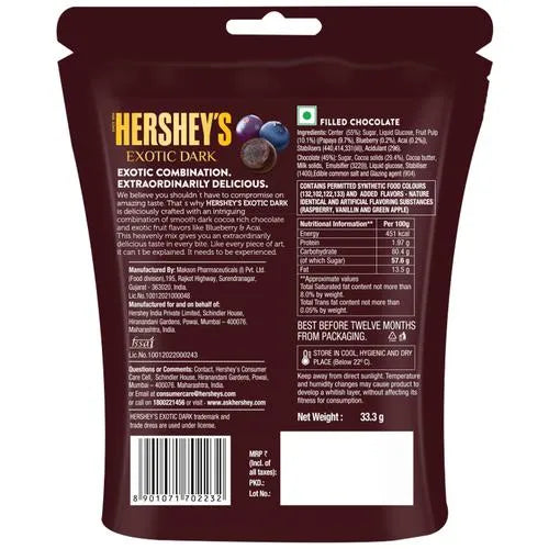 Hershey's Exotic Dark Blueberry & Acai, 100g