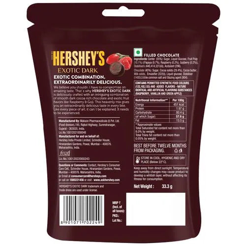 Hershey’s Exotic Dark Raspberry & Goji, 33.3g