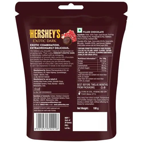 Hershey's Exotic Dark Pomegranate, 100g