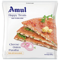 Amul Happy Treats Ready to Cook & Serve - Cheese Onion Paratha, 500 g