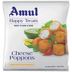 Amul Happy Treats Ready To Cook & Serve - Cheese Poppons, 300 g