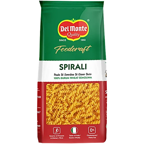 Del Monte Spirali Pasta (100% Durum Wheat Semolina) 400g