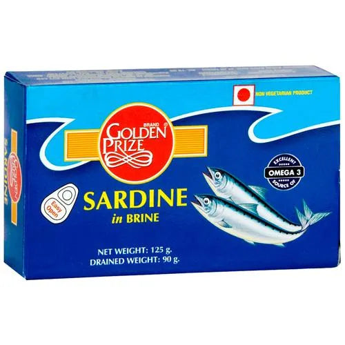 Golden Prize, Sardine in Brine, 125gm