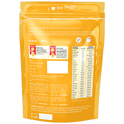 Rasna Instant Mango - 500g