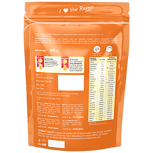 Rasna Instant Orange - 500g