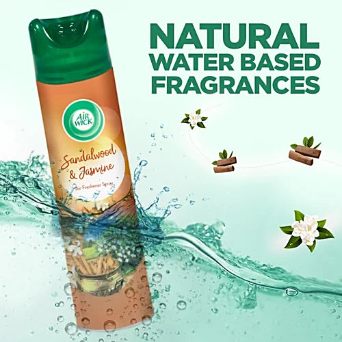 Airwick, Air Freshener Spray, Sandalwood & Jasmine, 245 ml
