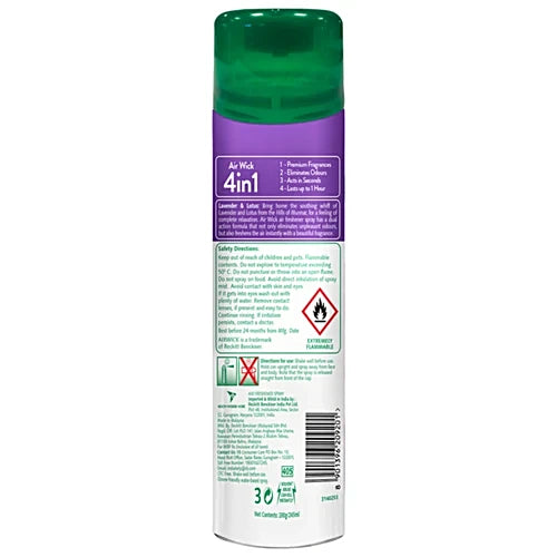 Airwick, Lavender & Lotus Air Freshener, 245 ml