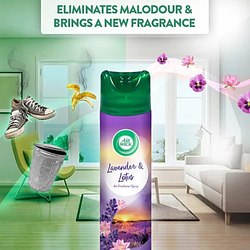 Airwick, Lavender & Lotus Air Freshener, 245 ml