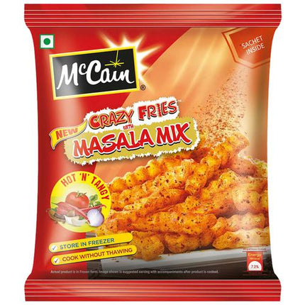 McCain Crazy Fries - Masala Mix, Hot 'N' Tangy, 400g