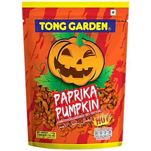 Tong Garden Hot Pumpkin Seeds - Paprika, 110 g