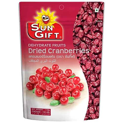 Tong Garden Sun Gift Dried Cranberries, 110 g