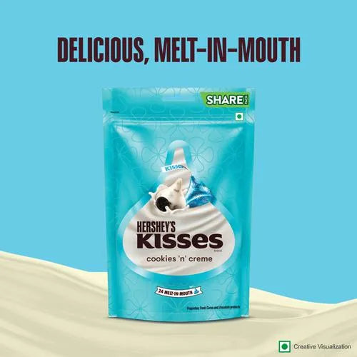 Hershey's Kisses Cookies 'n' Creme, 100.8g