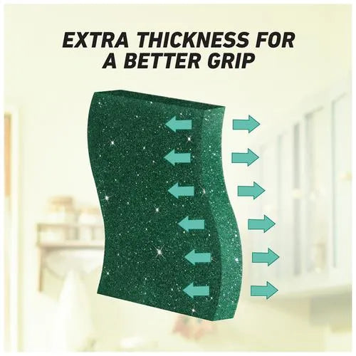 Scotch Brite Silver Sparks Scrub Pad, 3 pcs