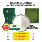 Scotch Brite Silver Sparks Scrub Pad, 3 pcs