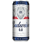 Budweiser 0.0 Non-Alcoholic Beer, 330 ml Can