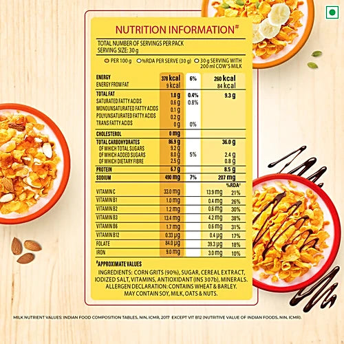 Kellogg's Corn Flakes - Original, 900g + 90 g