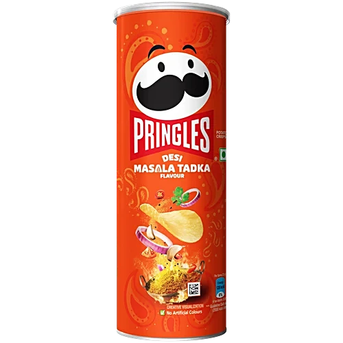 Pringles Desi Masala Tadka Potato Crisps-102 g