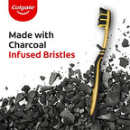 Colgate Zig Zag Charcoal, Deep Clean between teeth (Medium) - For Adults, 4 pcs