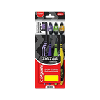 Colgate Zig Zag Charcoal, Deep Clean between teeth (Medium) - For Adults, 4 pcs