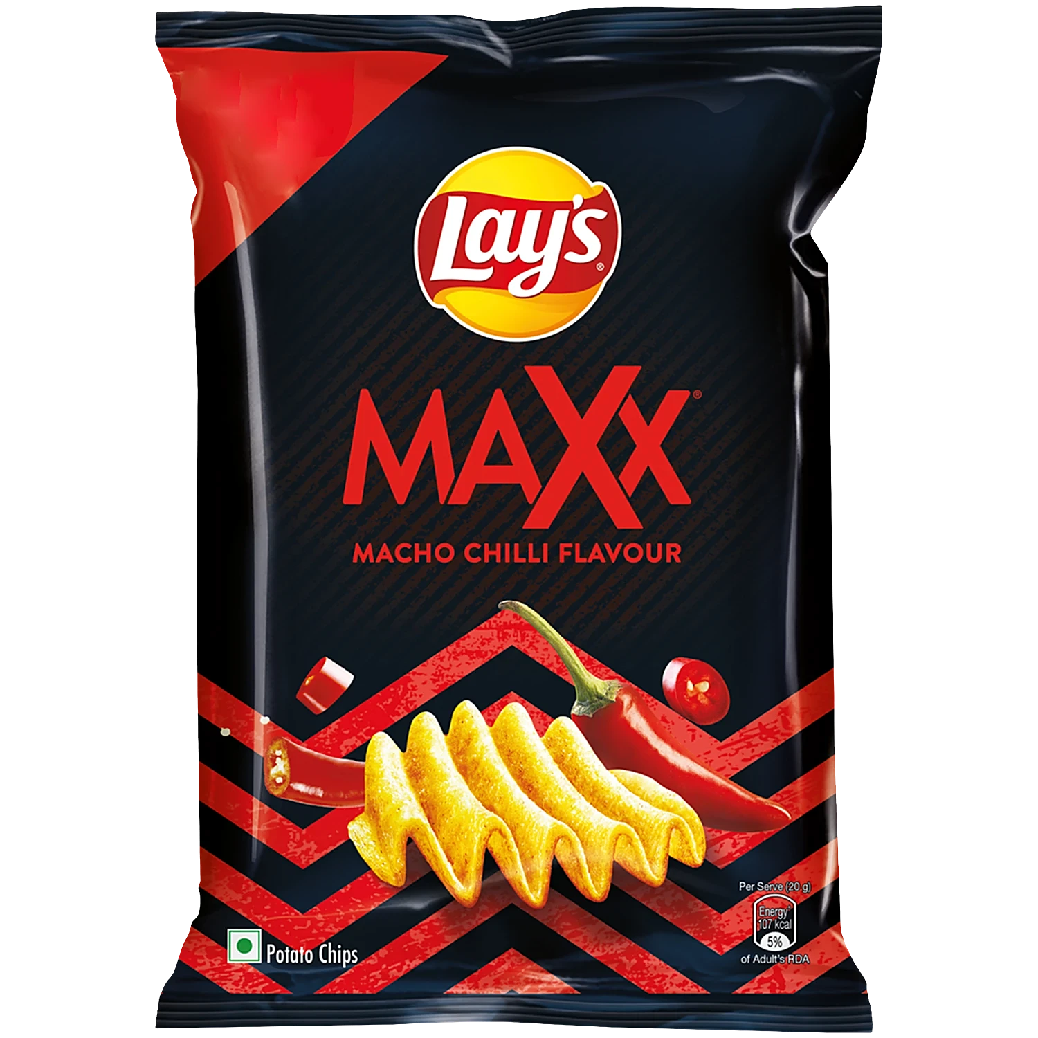 Lay's, Maxx, Macho Chilli Flavour, 56g