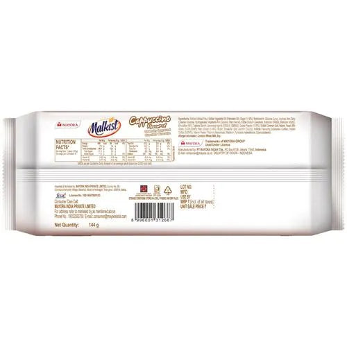 Mayora Malkist, Cappuccino Flavoured Cracker, 144g