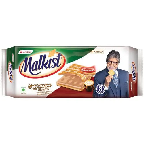 Mayora Malkist, Cappuccino Flavoured Cracker, 144g