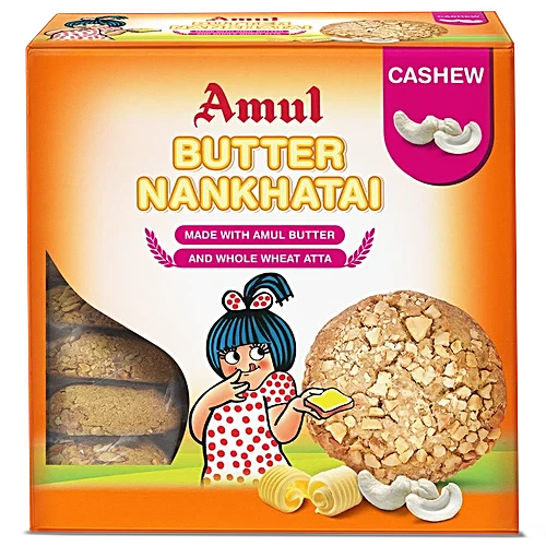 Amul Cashew Nankhatai - 200 g