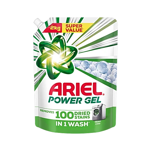 Ariel Power Gel Front Load Liquid Detergent, 2 kg