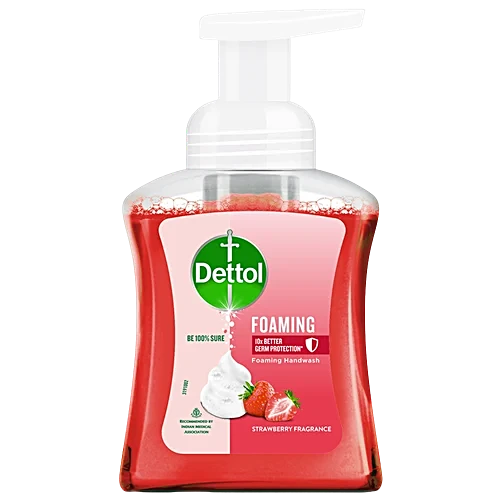 Dettol Foaming Handwash, Strawberry, 250 ml