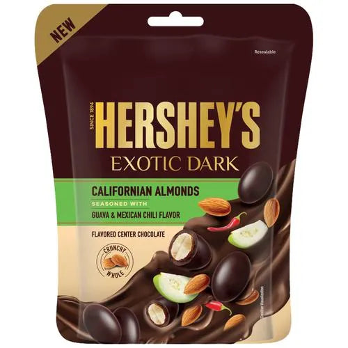 Hershey's Exotic Dark Californian Almonds with Guava & Mexican Chili Flavour, 90g